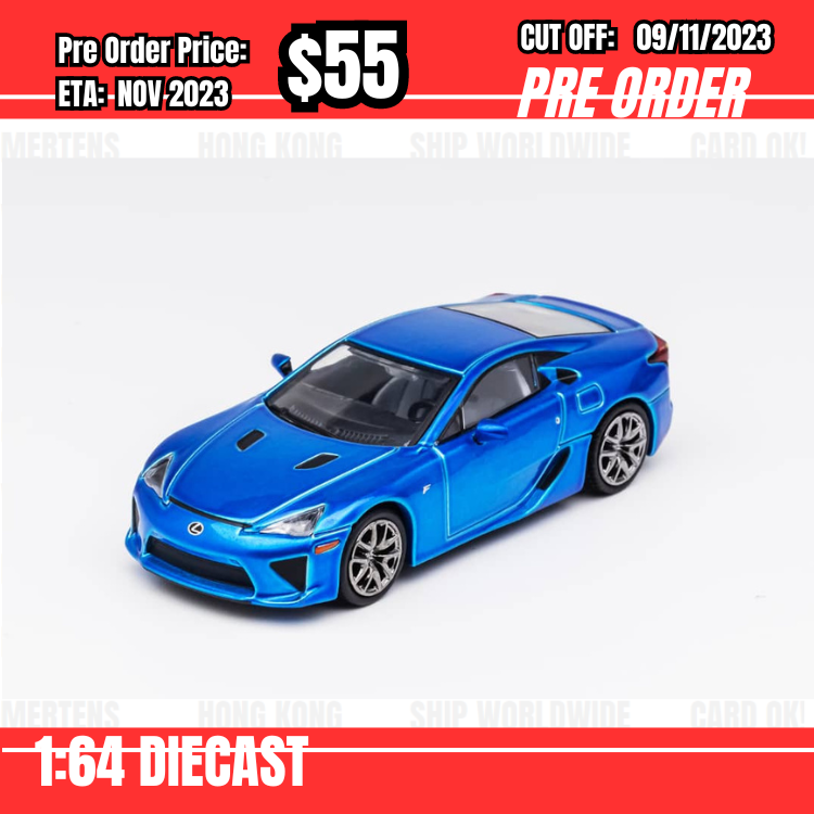 PO-$55 * DCT* 1:64 Lexus LFA Blue [OD04/11]