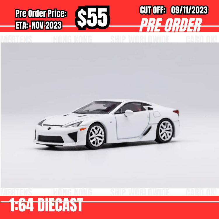 PO-$55 * DCT* 1:64 Lexus LFA White [OD04/11]