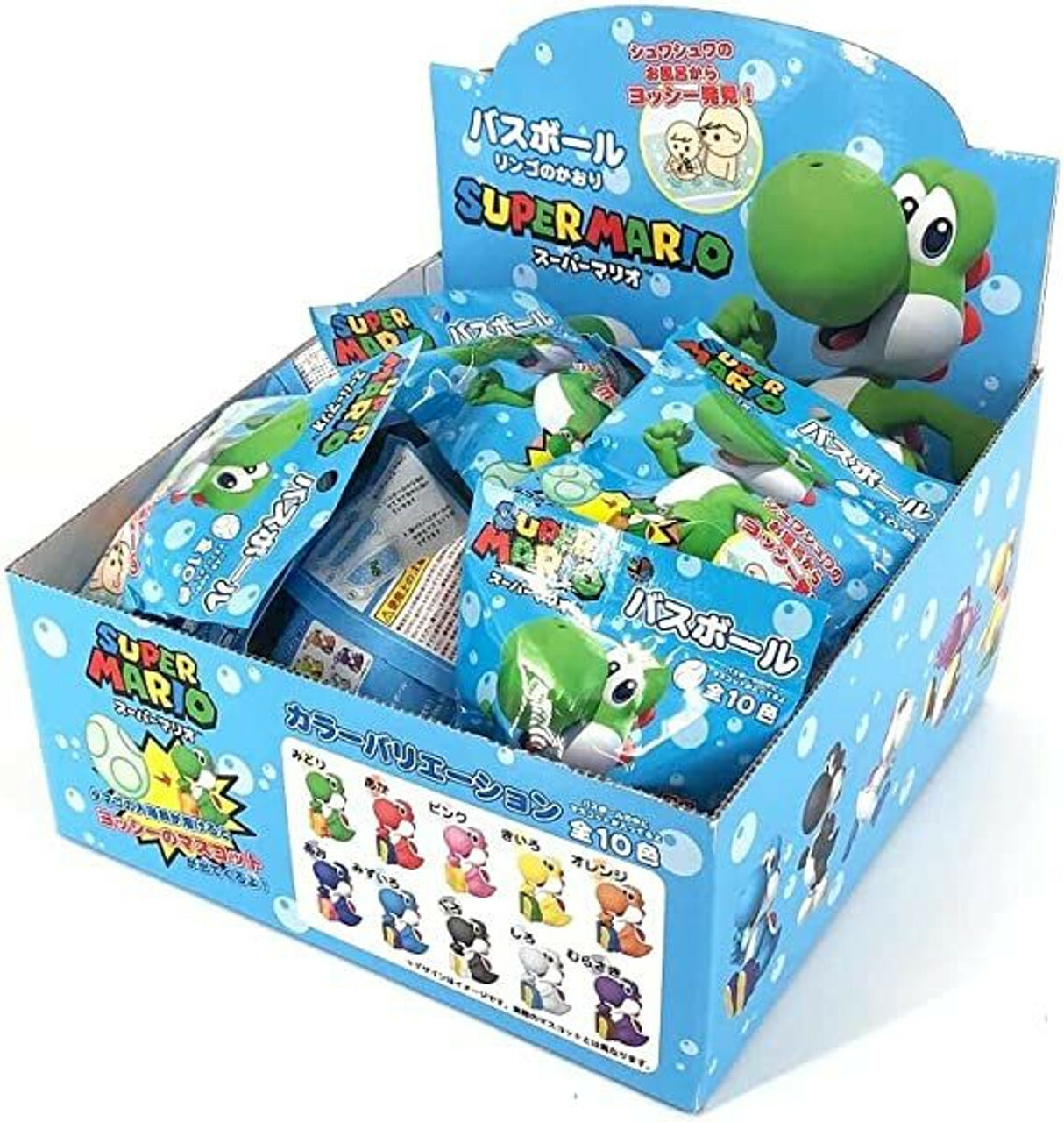 日本直送 Super Mario 耀西浴球 共10款,隨機1款