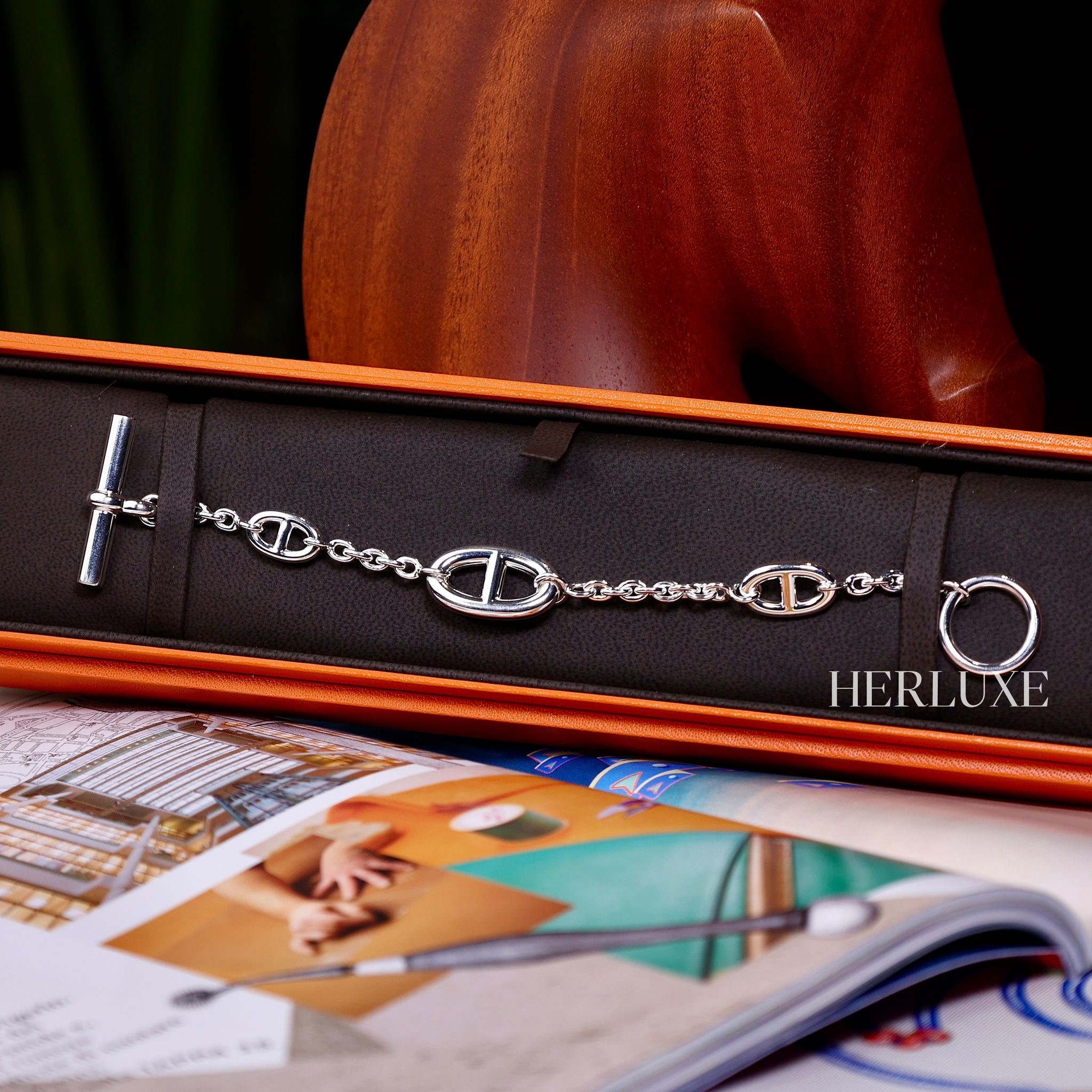 Bracelet chaîne d’ancre farandole AG-925 SH