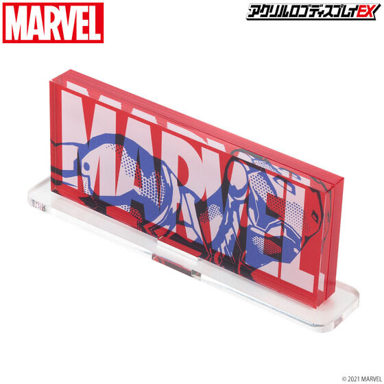 Pbandai預訂2024/1月 アクリルロゴディスプレイEX マーベル ボックス ロゴ アイアンマン/ Marvel BOX LOGO IRON MAN