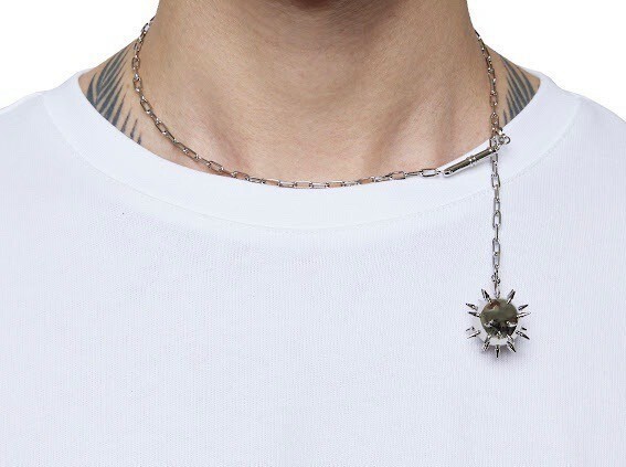 Fe3c 3D Meteor Hammer Necklace 流星槌項鍊（3D)