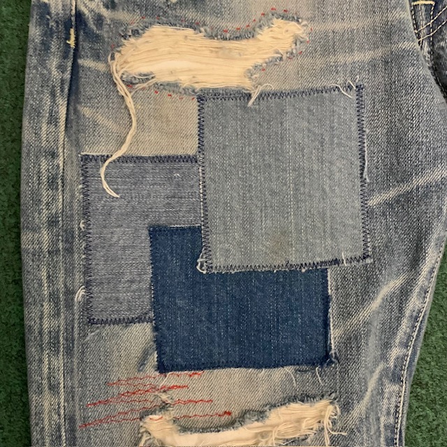 HYSTERIC GLAMOUR BPR TAPERED PROCESSING DAMAGED JEANS - SIZE 30 IN STOCK NOW (現貨發售中)