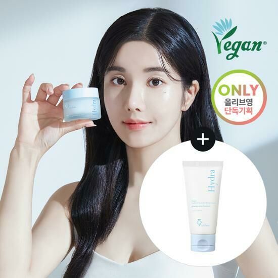 9wishes Vegan Hydra Ampule Soothing Cream 50ml [Olive Young Double Planning Set]
