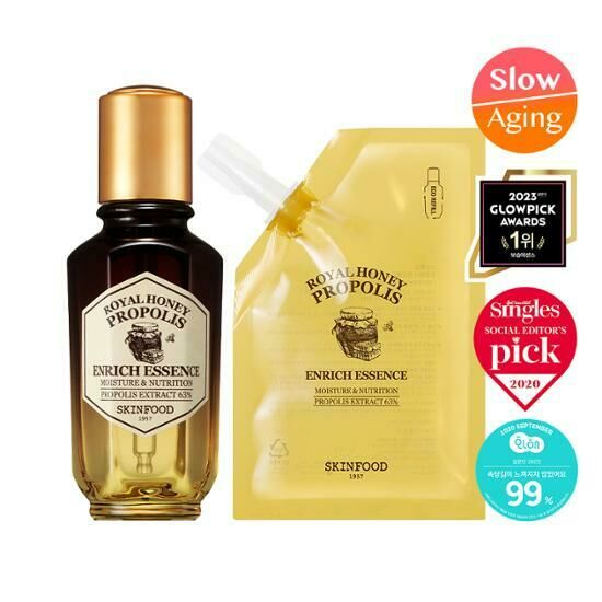 SkinFood Royal Honey Propolis Enrich Essence 50ml [Olive Young Refill Planning Set]