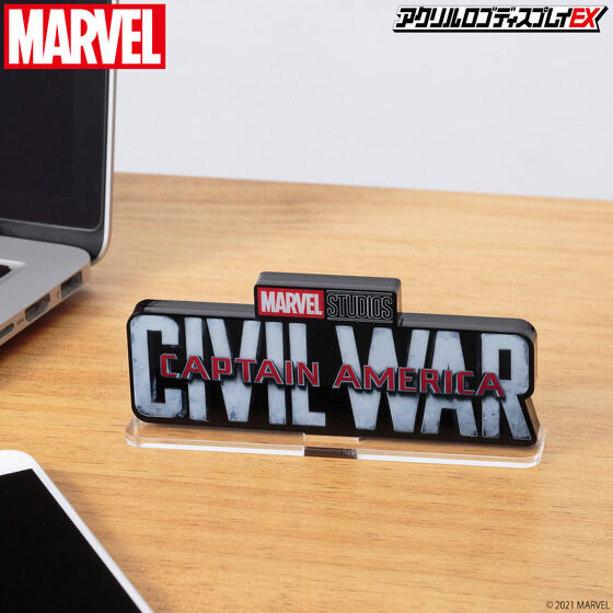Pbandai 預訂2024/1月 アクリルロゴディスプレイEX Marvel シビル・ウォー／キャプテン・アメリカ