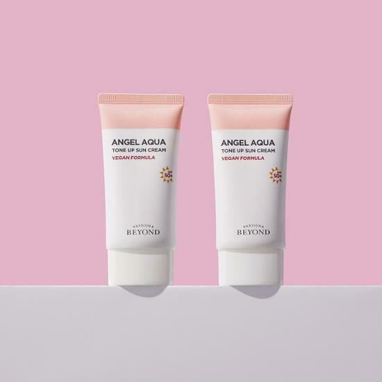 Beyond Angel Aqua Tone Up Sun Cream 50ml [Olive Young Double Planning Set]