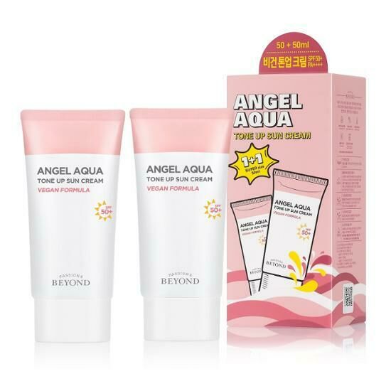 Beyond Angel Aqua Tone Up Sun Cream 50ml [Olive Young Double Planning Set]