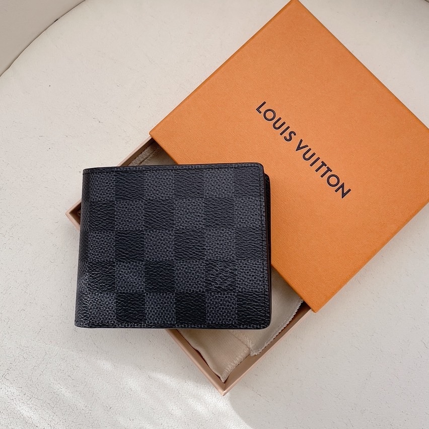 LV SLENDER WALLET (DAMIER GRAPHITE CANVAS)