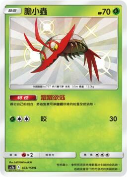 AC1AF 163/158 膽小蟲