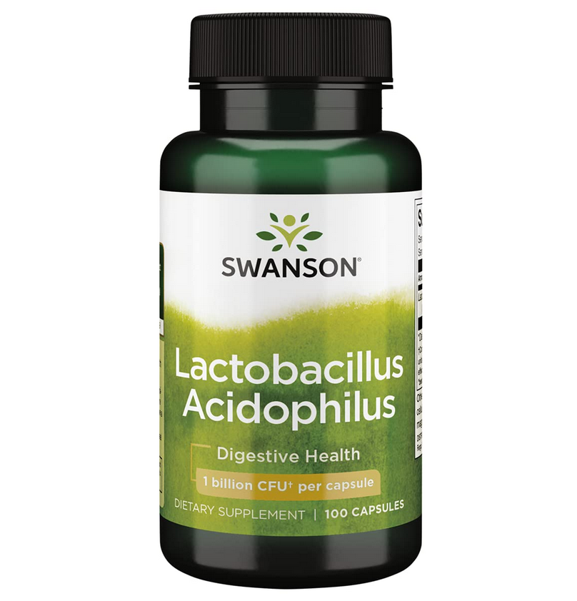 【Swanson】Lactobacillus Acidophilus 嗜酸乳桿菌 1億菌落 100顆