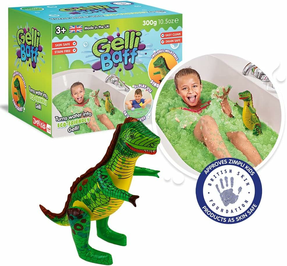 Zimpli Kids Gelli Baff With Inflatable Dinosaur 果凍沐浴配充氣恐龍