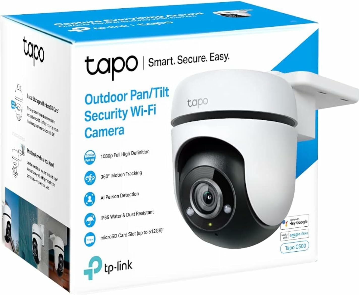 TP-Link Tapo C500 1080p Full HD Outdoor Pan/Tilt Security Wi-Fi Camera 室外旋轉式家庭防護無線網絡攝影機