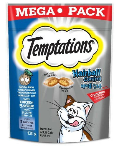 TEMPTATIONS 貓小食 MEGA去毛球(雞肉味) 130G