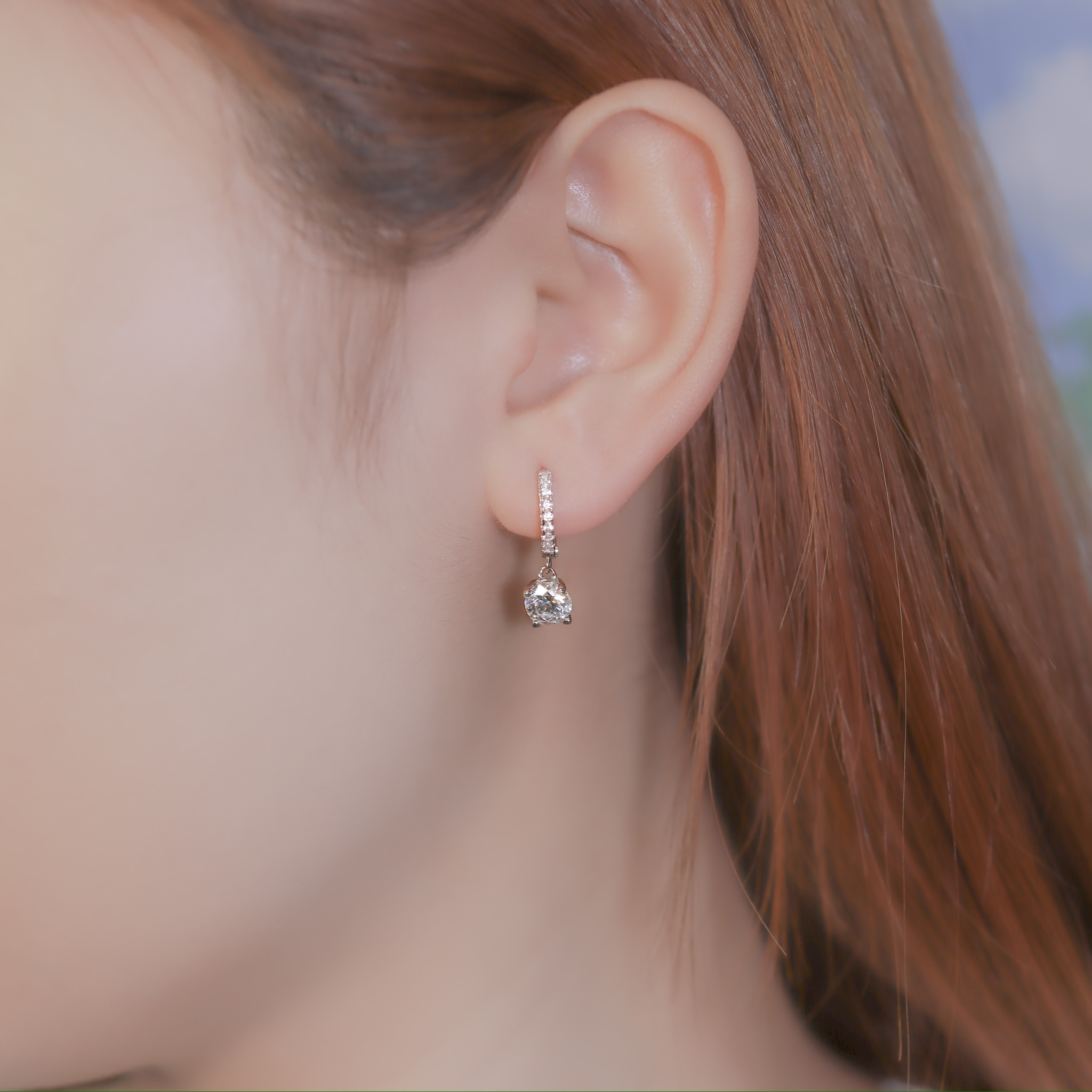 | 925 Silver・White Gold | Only Love Earrings | EA0696 |