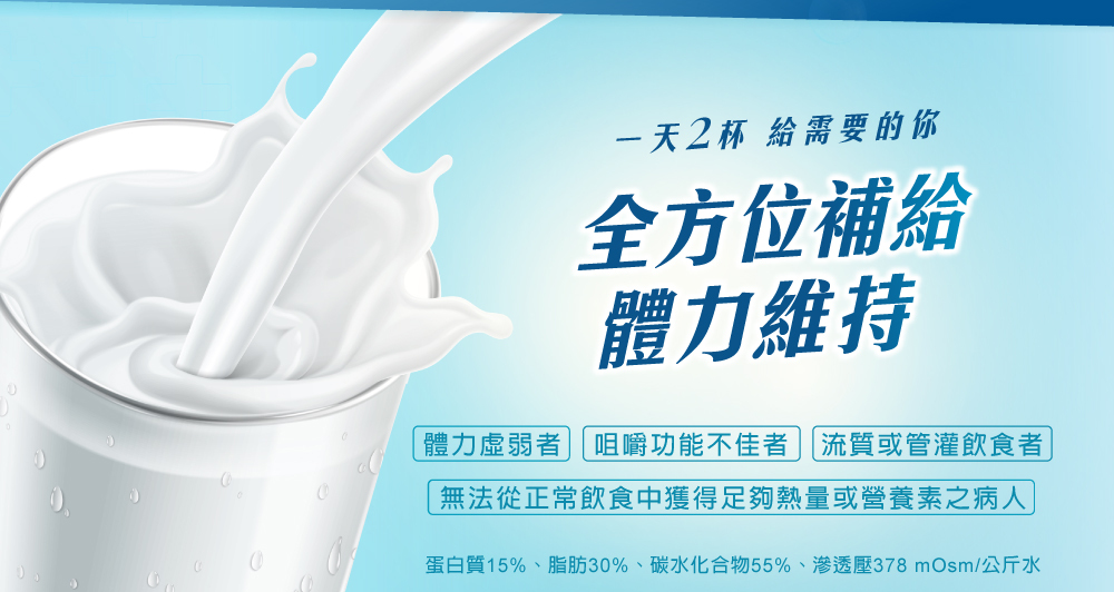 醫學實證:30天有效增強體力 3重蛋白質,乳清、大豆、酪蛋白 幫助肌肉生長,管灌飲食適用