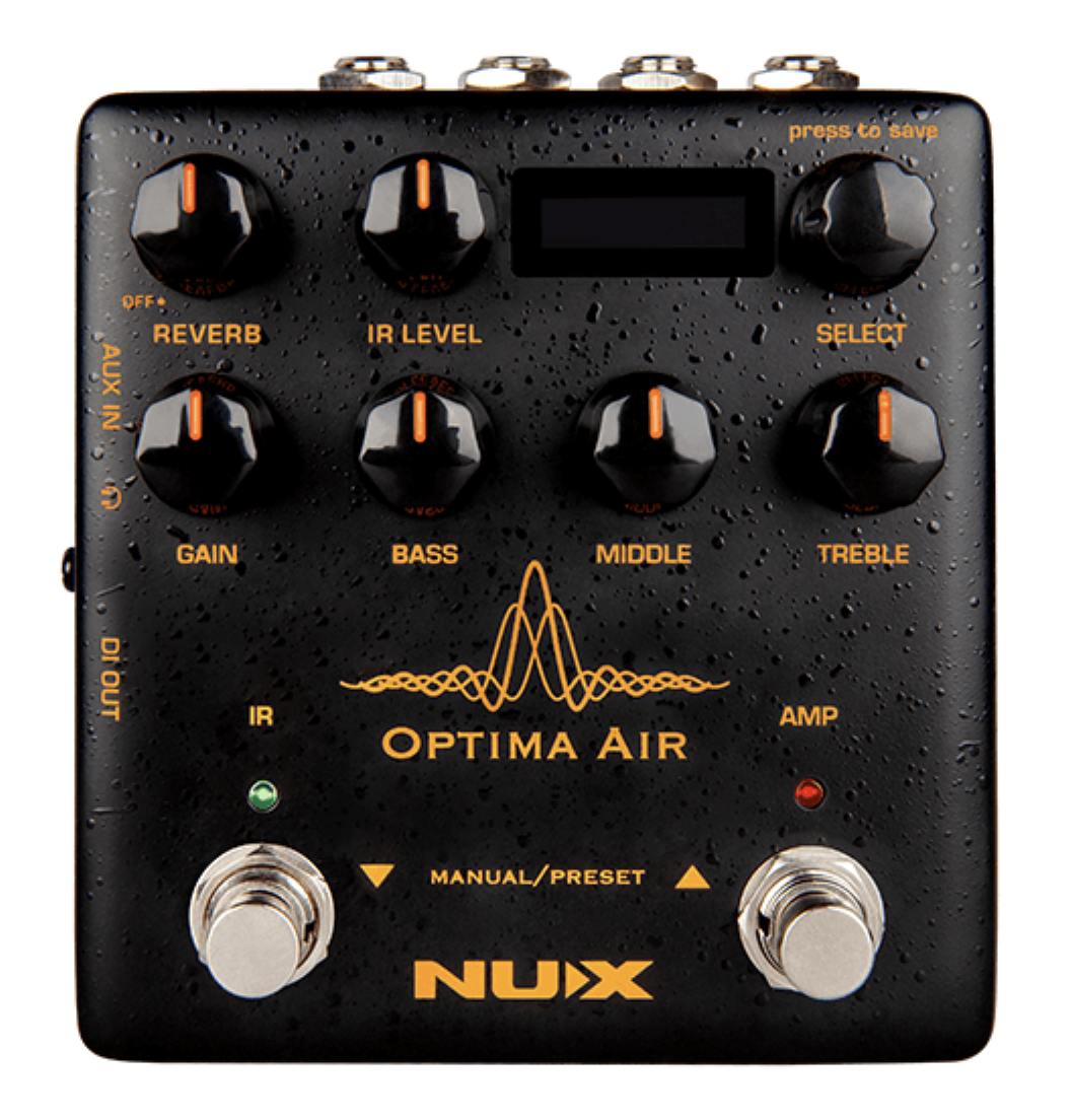 NUX】Optima Air 木吉他前級效果器Acoustic Preamp / DI 平衡訊號