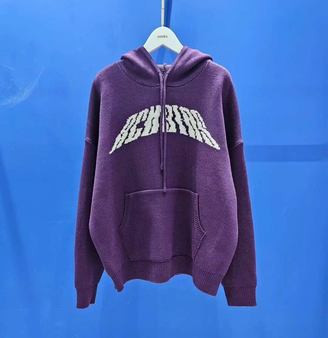 英文字連帽針織衫 COVILL-074T