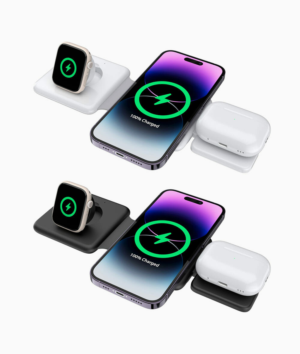 Tanglewood Mag 磁吸便攜摺疊式三合一無線充電座