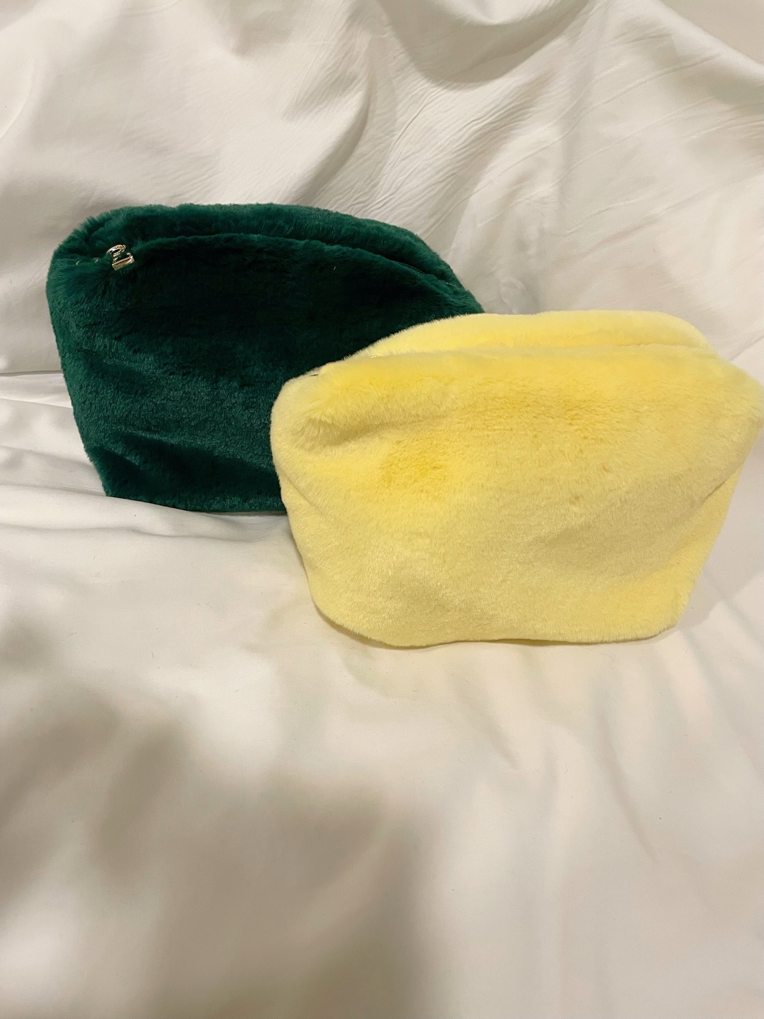 毛毛長金鍊小包