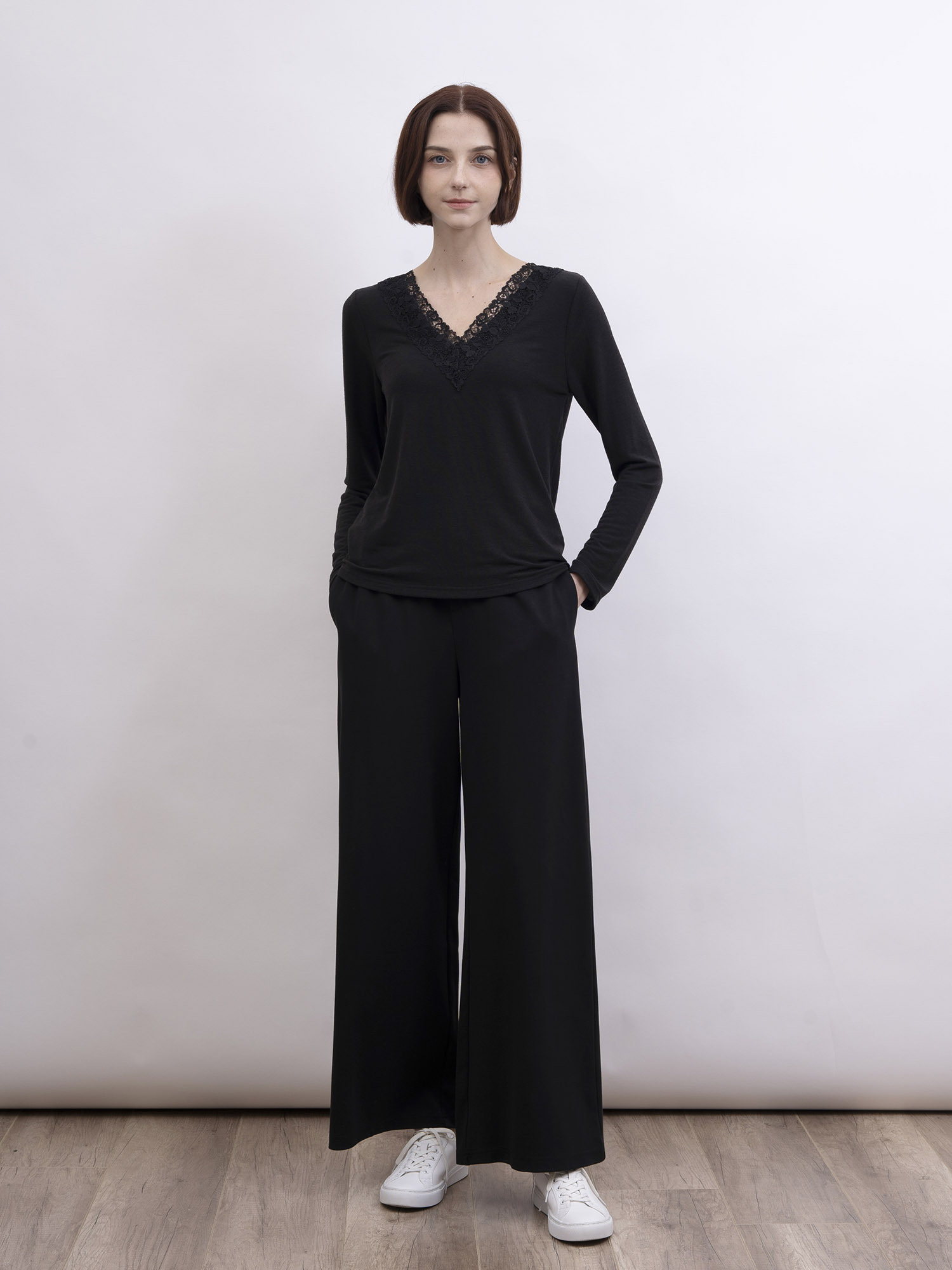 mi-tu 休閒直腳長褲