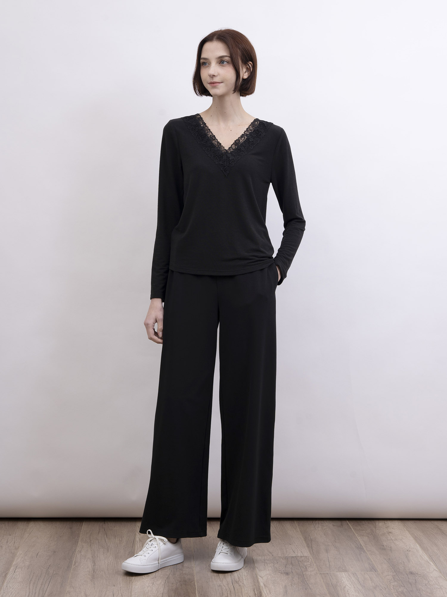 mi-tu 休閒直腳長褲