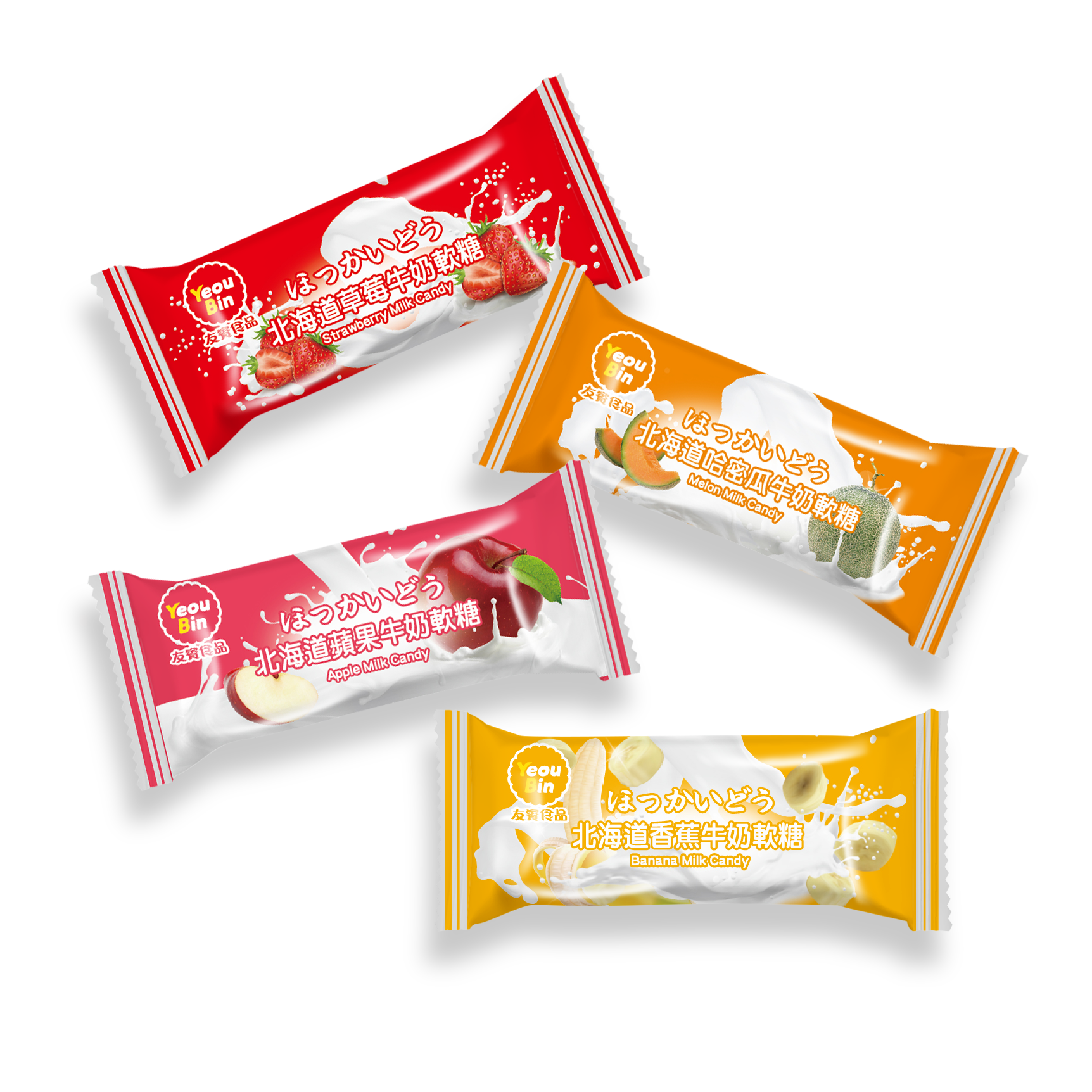 北海道水果牛奶軟糖