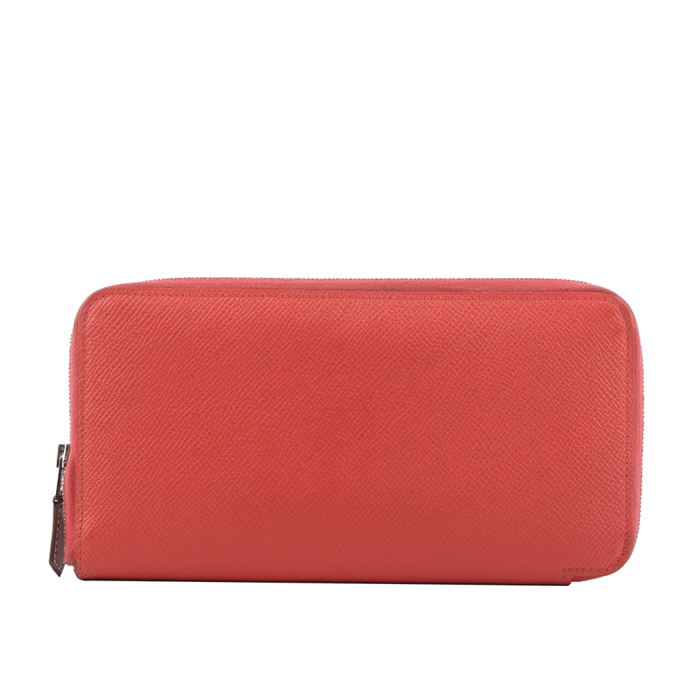 【HERMES】Epsom 皮革太陽圖案ㄇ形拉鍊長夾(粉色)