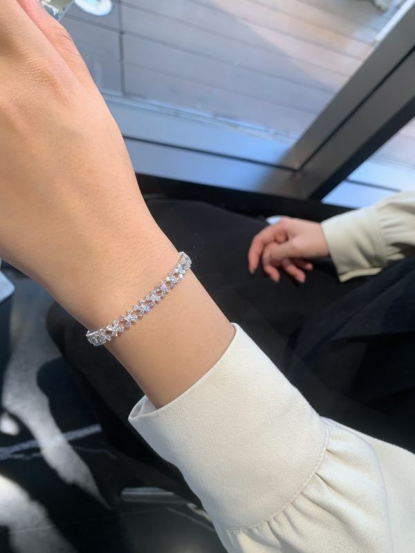 四葉草鑽石滿鑽手鍊