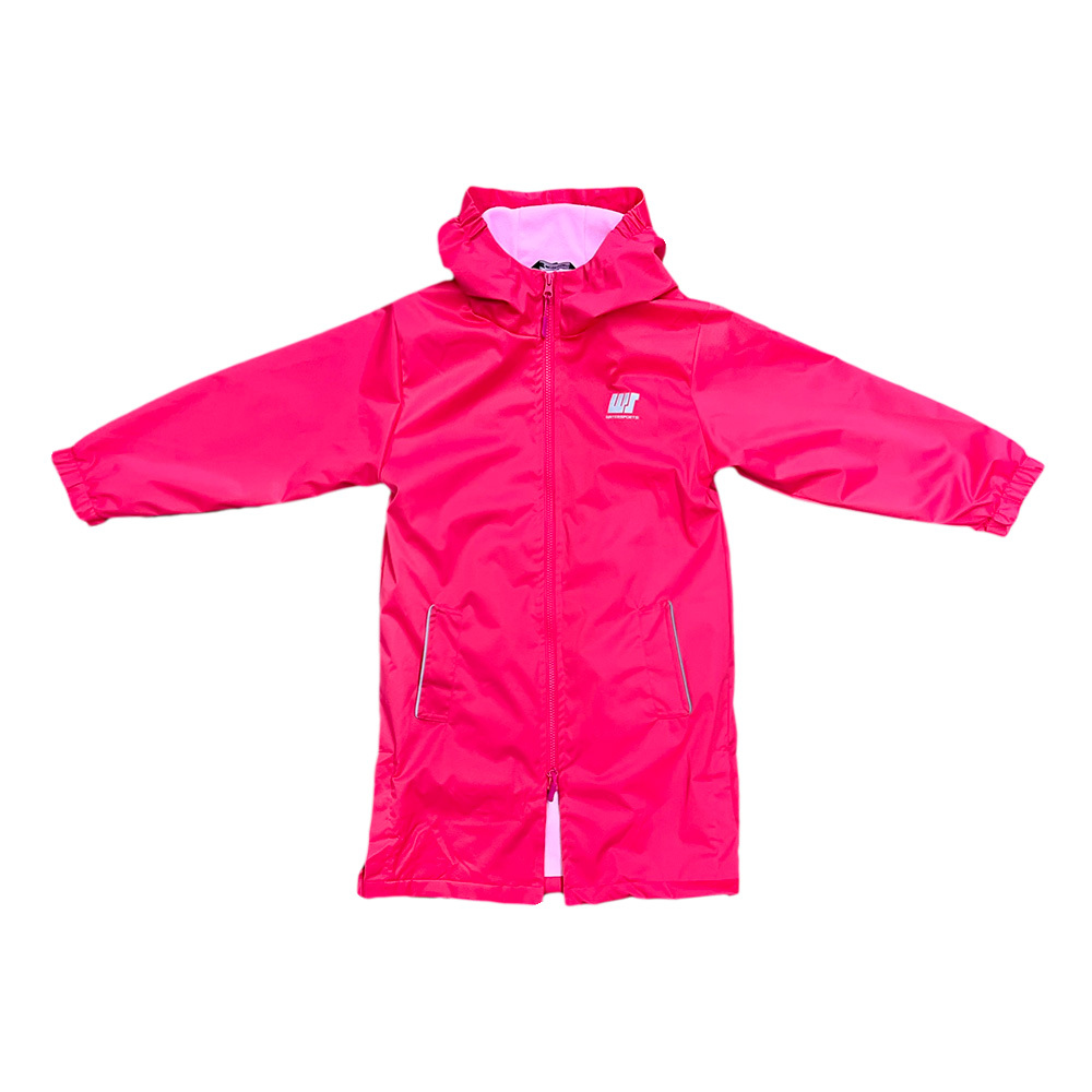 兒童輕薄款游泳上水保溫褸 - 粉紅
