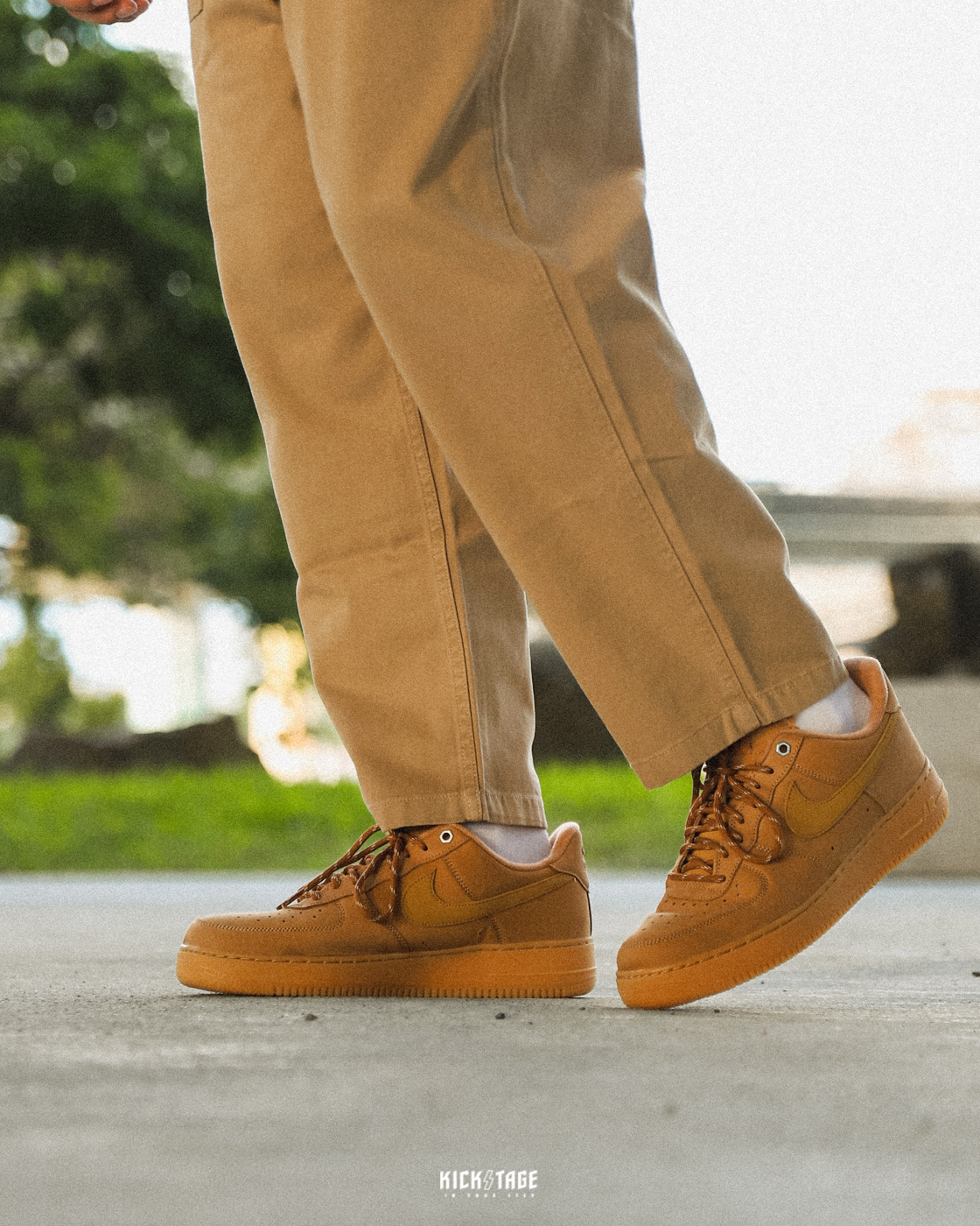 NIKE AIR FORCE 1 LOW WHEAT AF1 小麥土黃色麂皮休閒鞋CJ9179-200