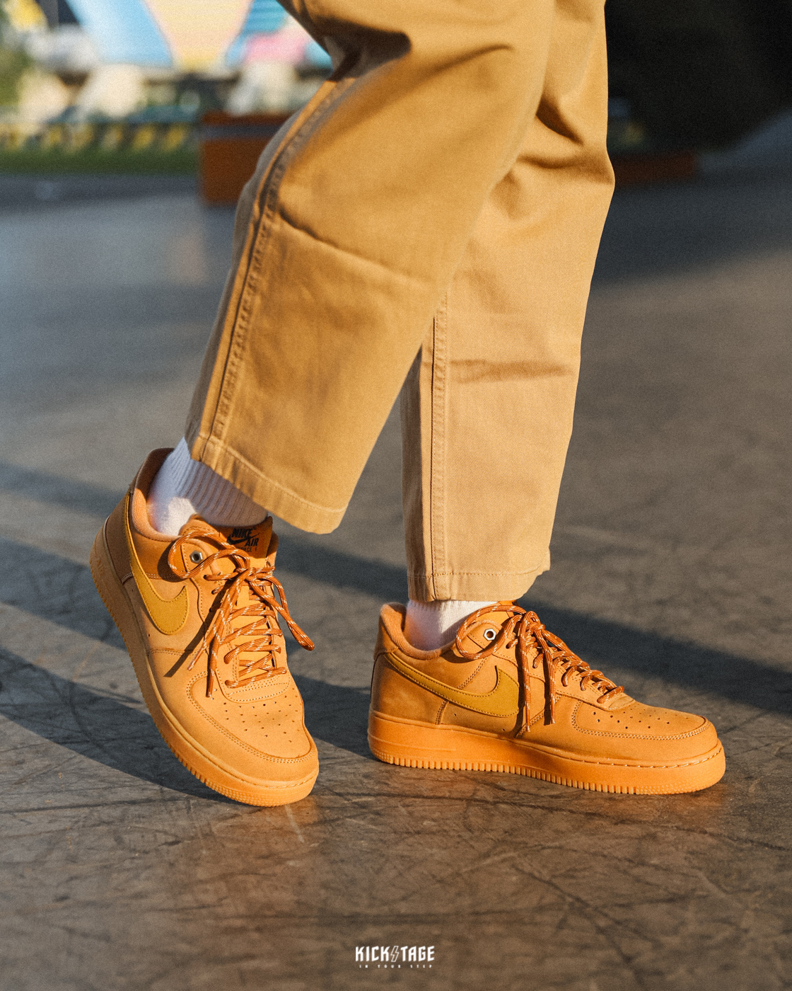 男鞋 NIKE AIR FORCE 1 LOW 'WHEAT' AF1 小麥 土黃色 牛奶糖 休閒鞋【CJ9179-200】