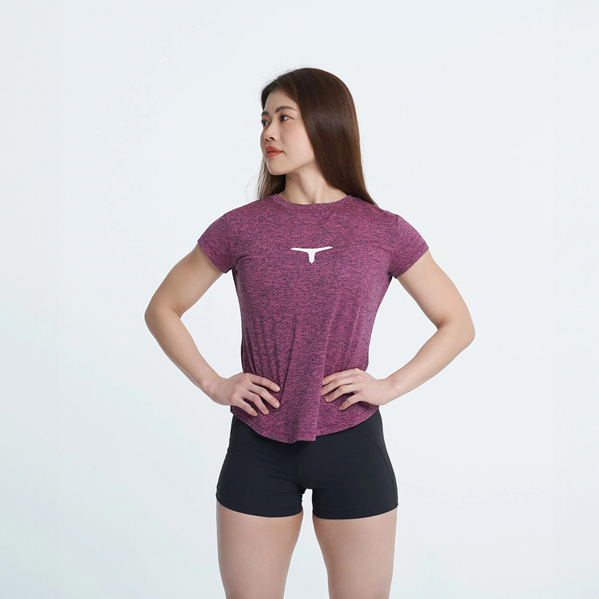 托瑪斯經典麻花女短袖（莓果麻花）