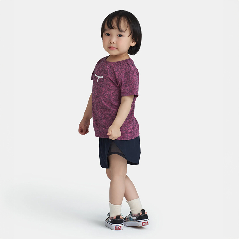 托瑪斯經典麻花童裝短袖（莓果麻花）