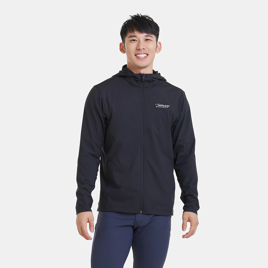 托瑪斯中層連帽男外套（托瑪斯黑）