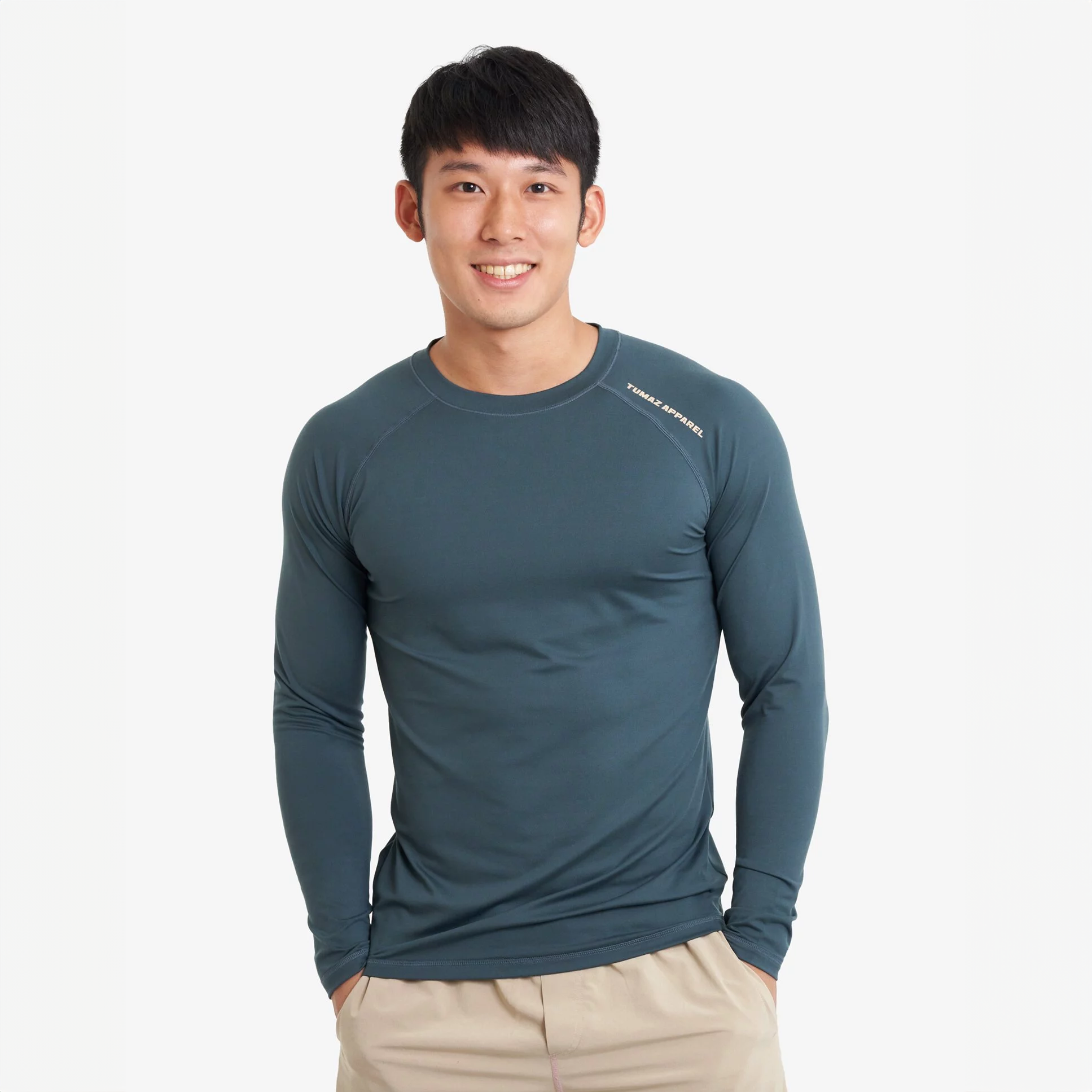 托瑪斯經典男長袖（森林綠）