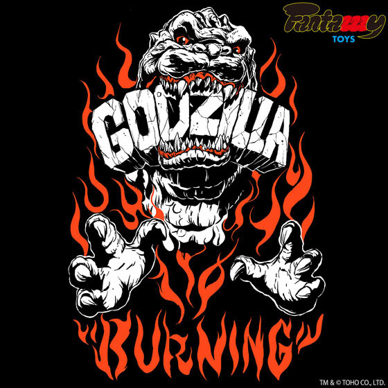 232268 Pbandai 預訂2025/8月 Fantazzzy TOYS ゴジラ バーニング Tシャツ