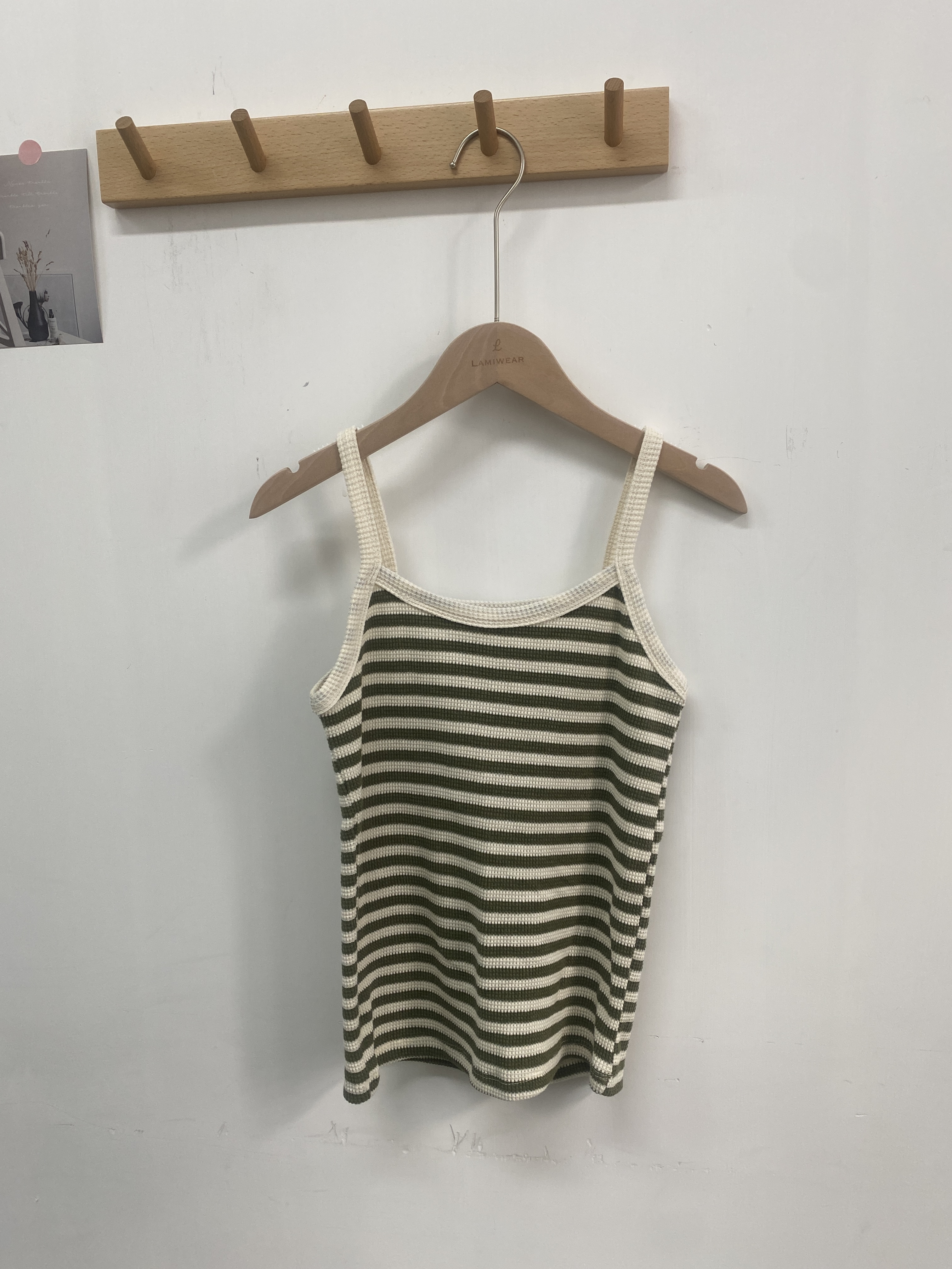 幼帶彈性條紋背心