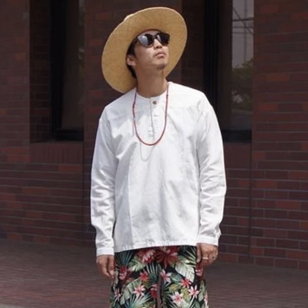 VISVIM KERCHIEF TUNIC (LUXSIC CHAMBRAY) - WHITE SIZE 2 PRE ORDER ITEM (預訂中)