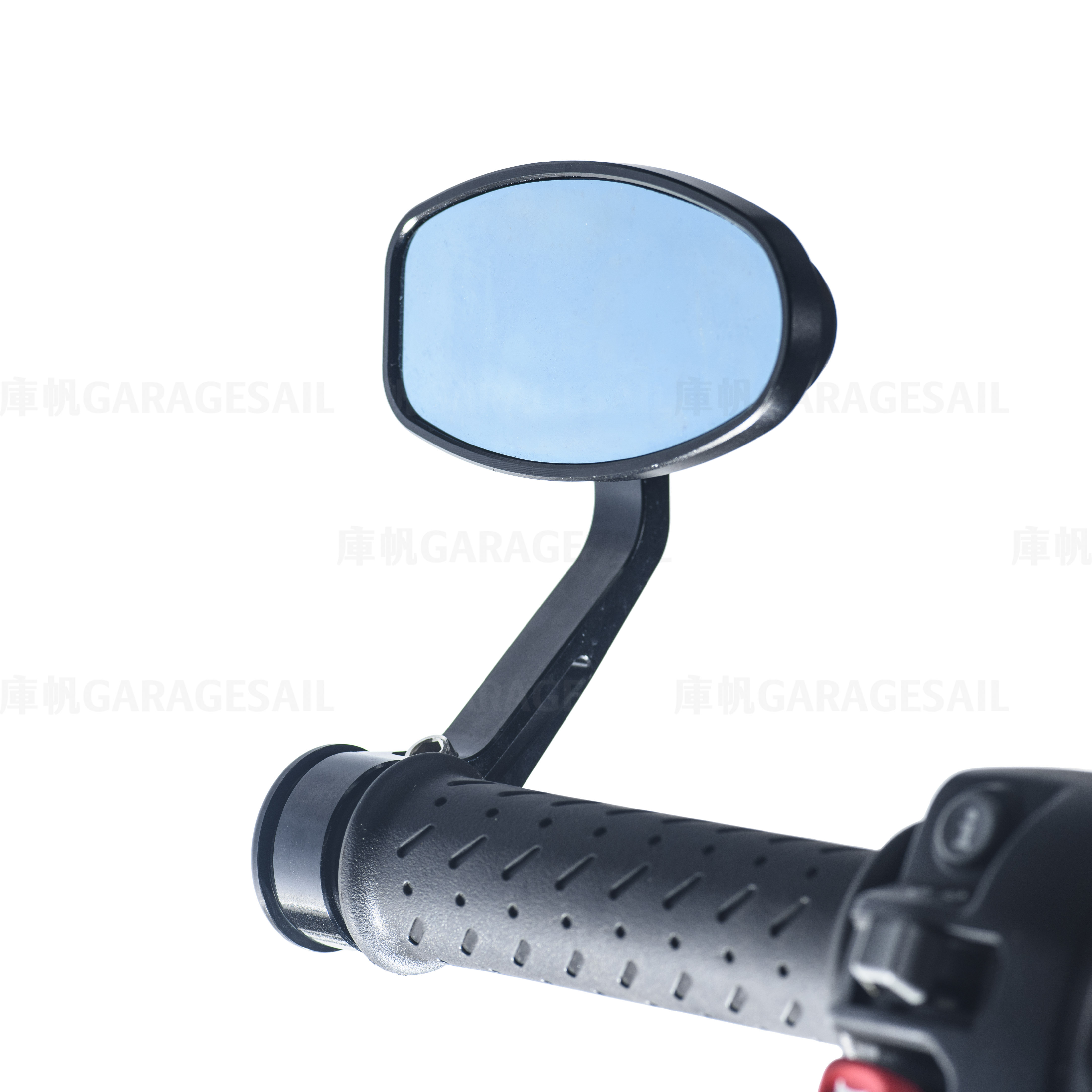 水冷凱旋專用 CNC 把手端 後照鏡 橢圓 C2 黑