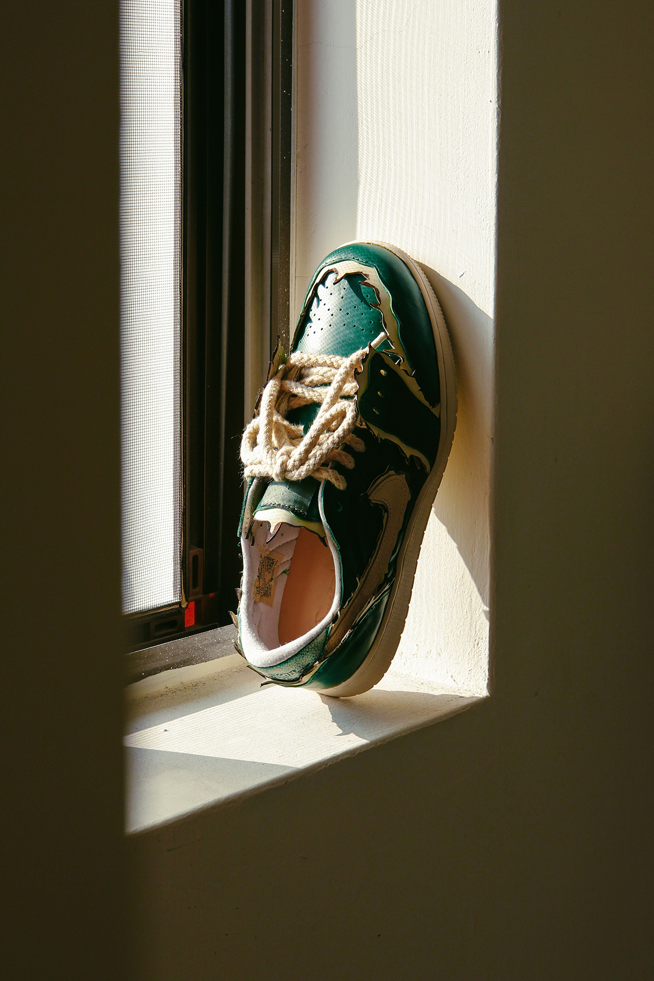 Nike Air JORDAN 1 Low Golf Triple White AGAVE inspired Shoe