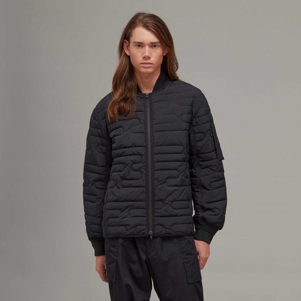 【 Y-3 M CL LNR BOMBER 經典雲朵飛行員夾克 - 黑 】