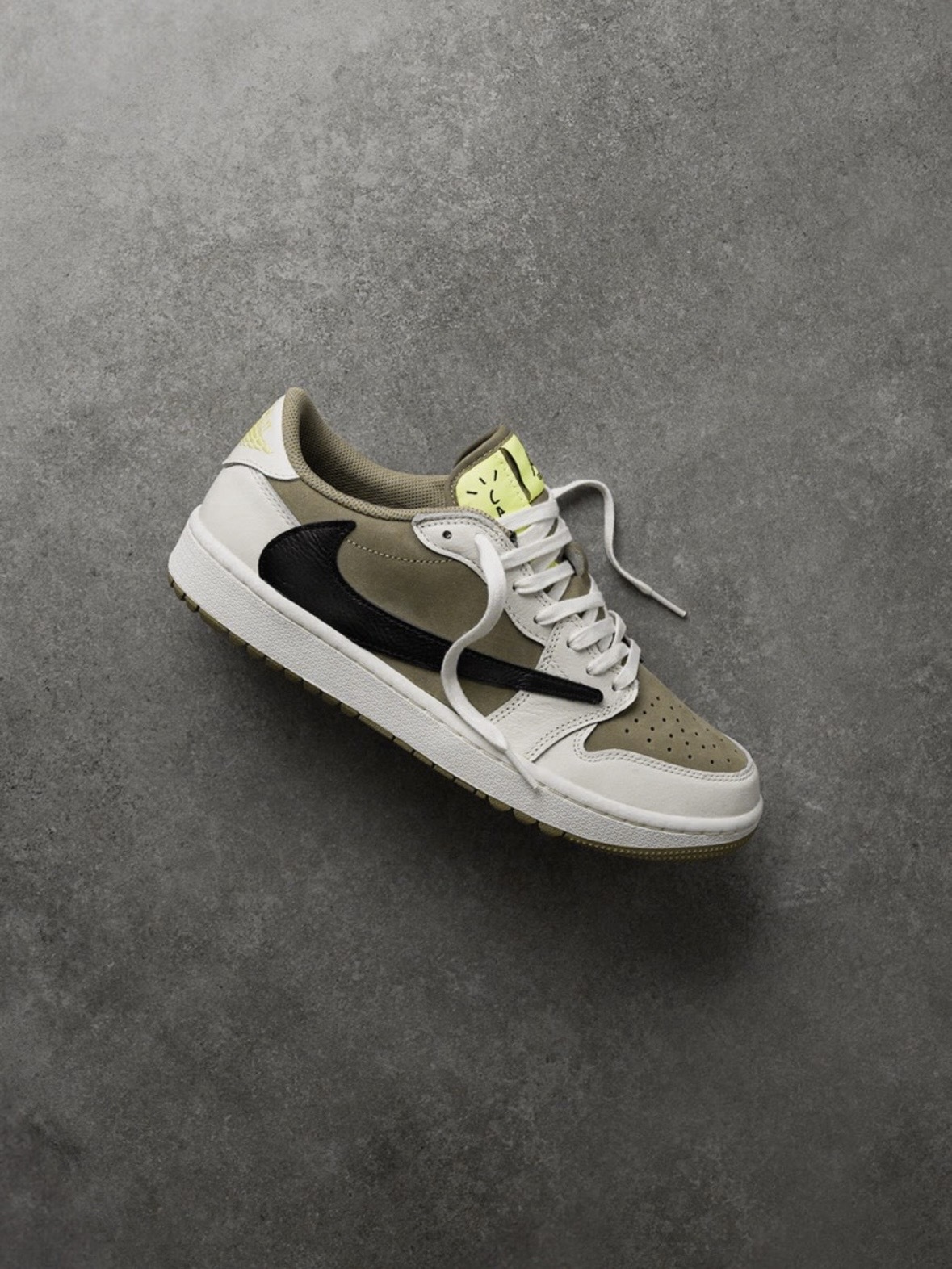 Travis Scott x Air Jordan 1 Low Golf 倒鉤6.0 高爾夫 橄欖綠 麂皮 FZ3124200