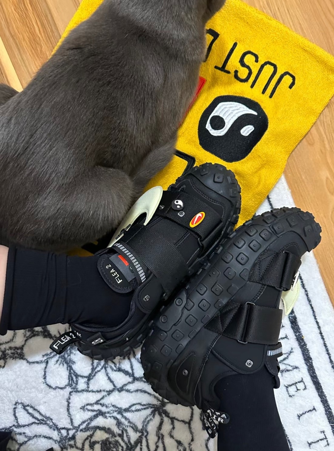 Cactus Plant Flea Market × Nike Air Flea 2 "Black Alabaster" 輪胎鞋 CPFM 黑