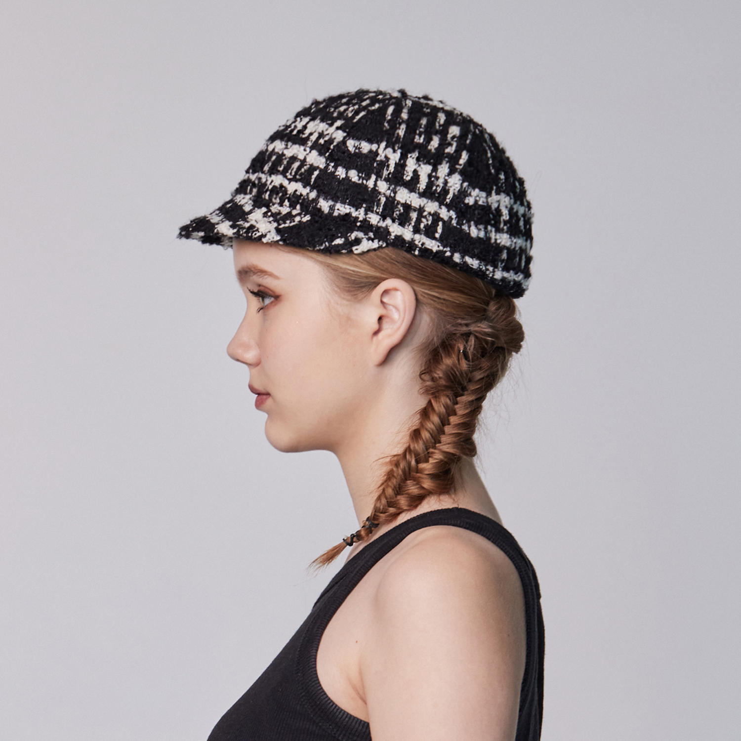 Millie Cap - Black and White