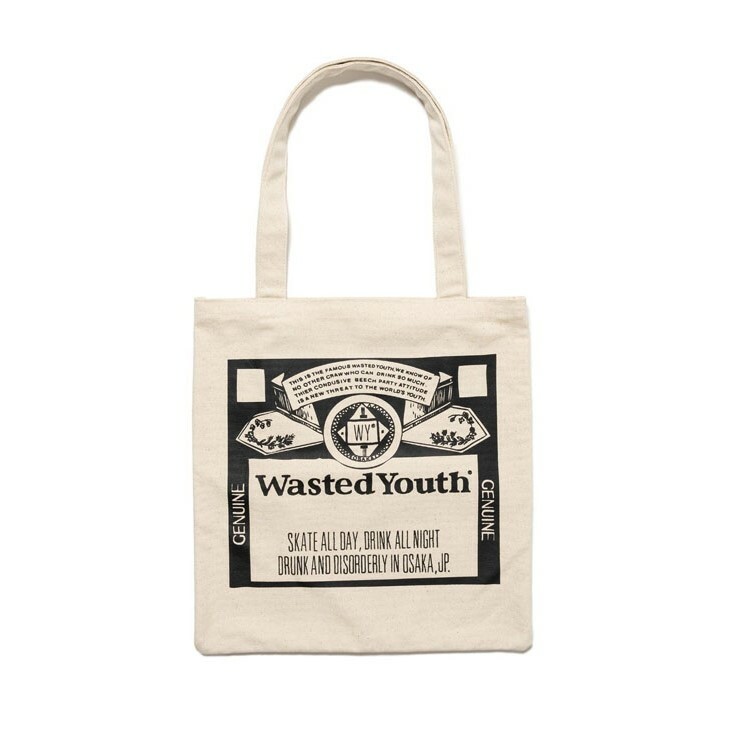 WASTED YOUTH - CANVAS TOTE BAG-