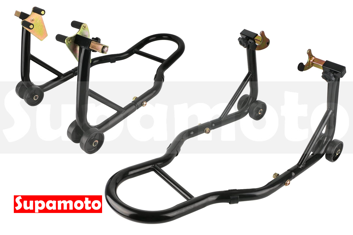 -Supamoto- 前後輪 駐車架 停車架 千斤頂 重機 頂高器 洗車 維修台 維修架 起落 車架