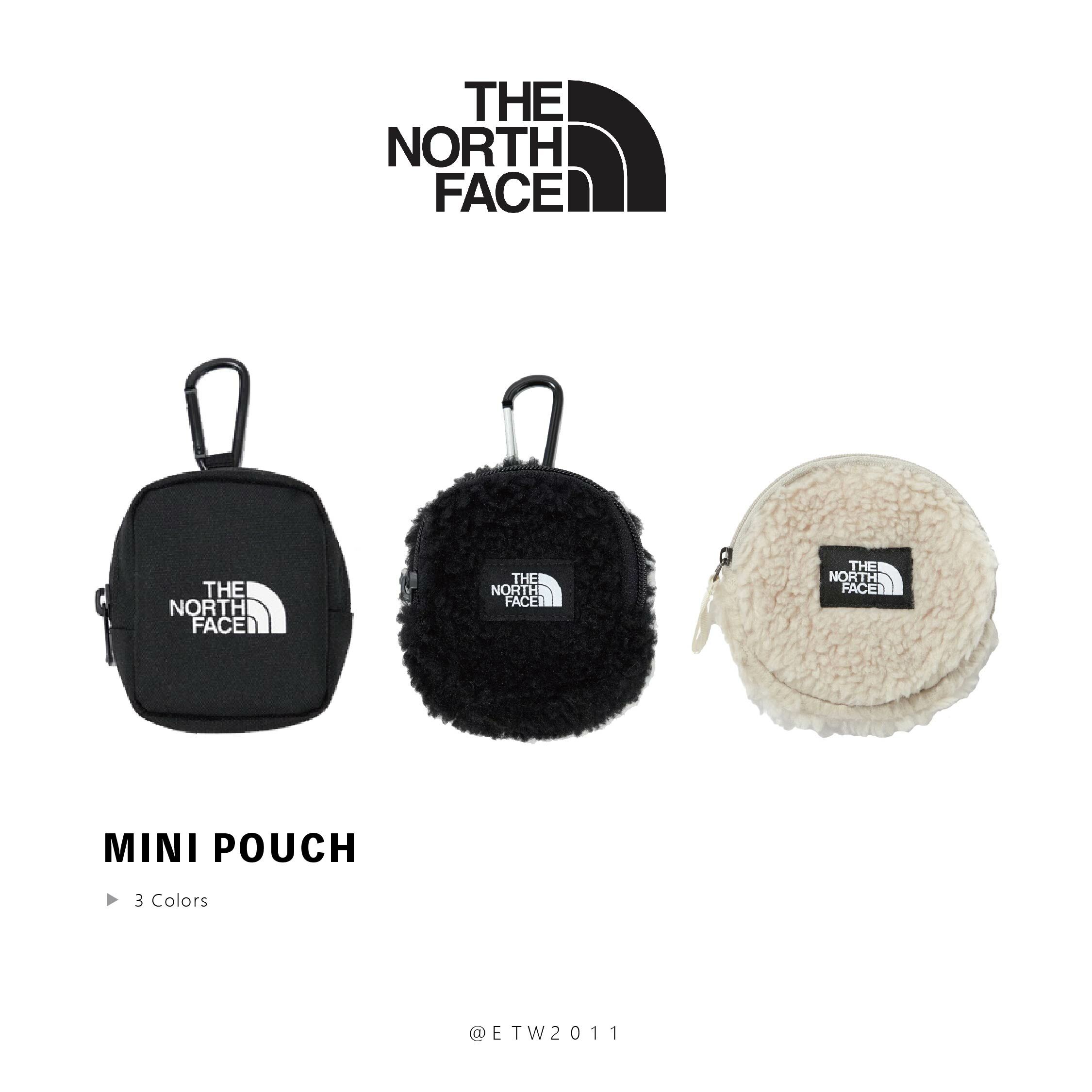 ☆ETW☆【EASY TO WEAR】 The North Face mini pouch 北臉 零錢包 錢包 掛鉤 小腰包 現貨