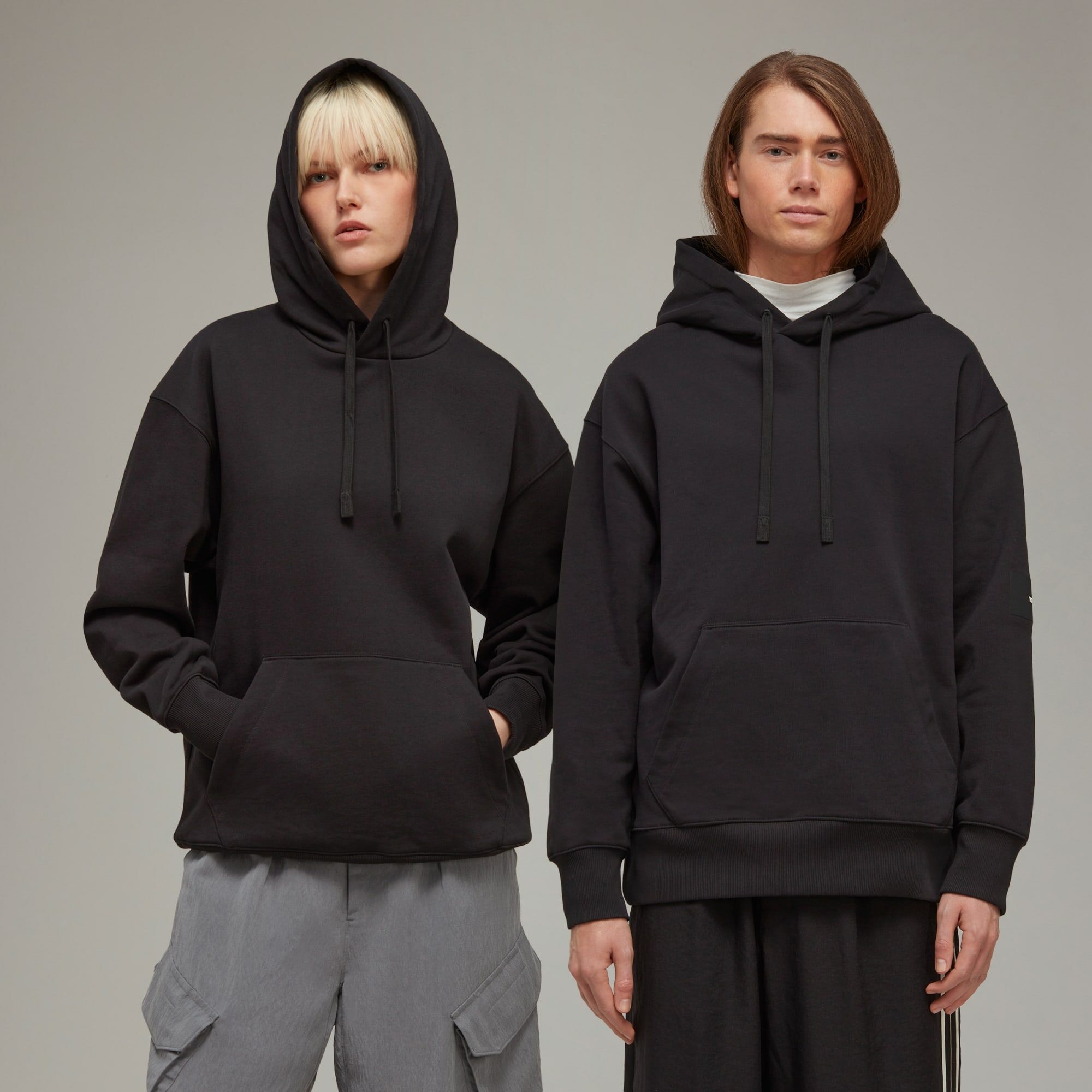 【 Y-3 FT HOODIE 頂級帽TEE - 黑 】