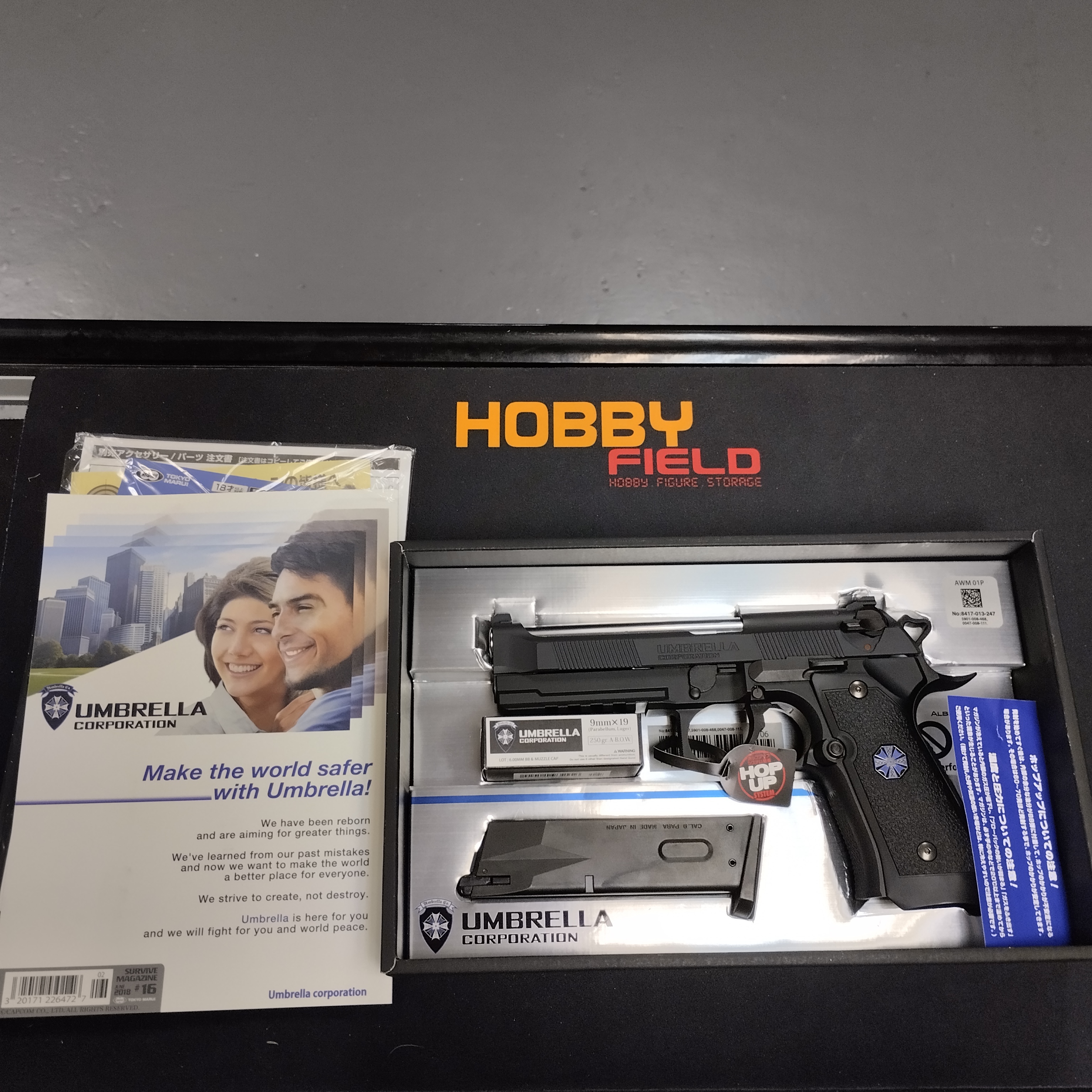 寄賣-其它 Tokyo Marui Biohazard Albert W. Model 01p Gas Blow Back